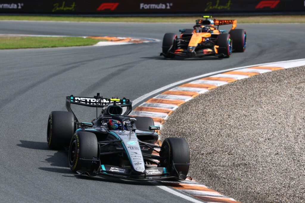Mercedes investiga perda de rendimento em Zandvoort após domínio inicial de Antonelli