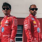 Ferrari revela macacões de Hamilton e Leclerc para Monza em homenagem a Schumacher