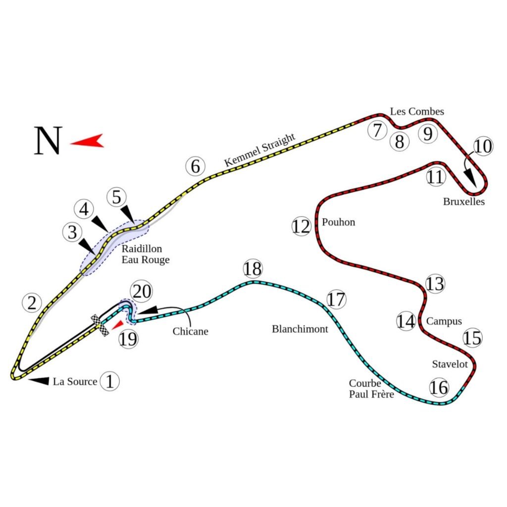 Circuito do GP da Bélgica