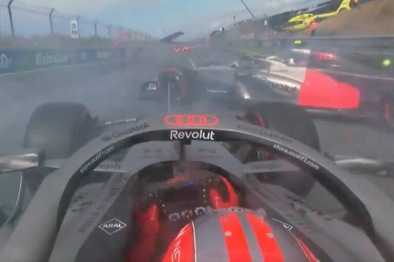 Hulkenberg evita toque com Bortoleto na abertura do GP da Holanda e leva Audi aos pontos