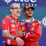 Silêncio no rádio da Ferrari em Baku expõe novo ruído entre Hamilton e engenheiro