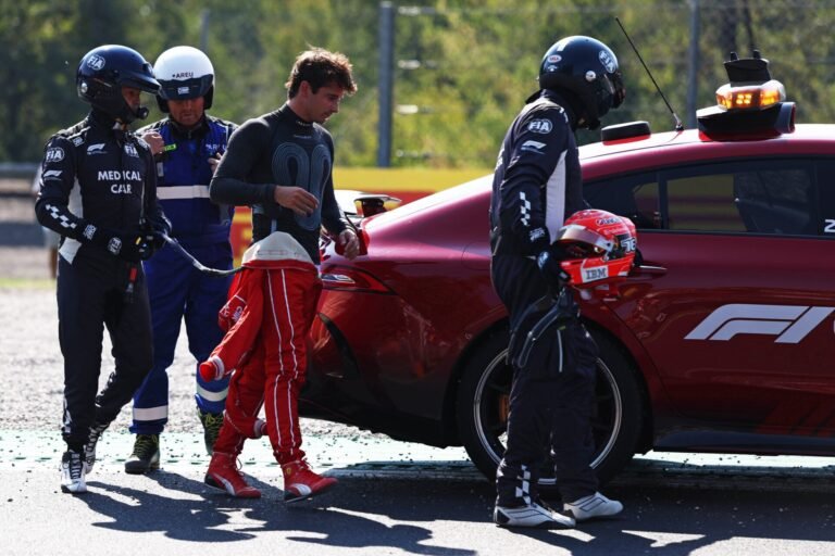 Ferrari evita punição a Leclerc após investigar batida de 60G em Monza
