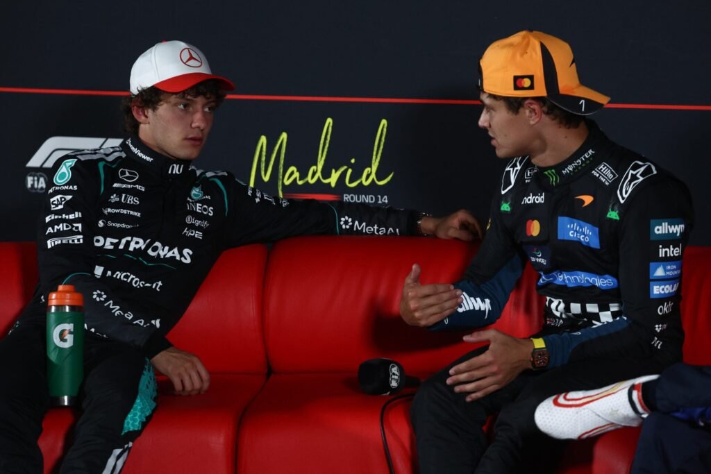 Norris admite que briga pelo título de 2026 ficou distante e elogia Antonelli