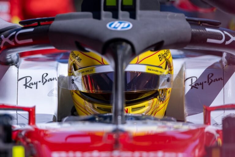 Falha nos freios tira Hamilton do GP da Espanha e expõe escolha técnica da Ferrari