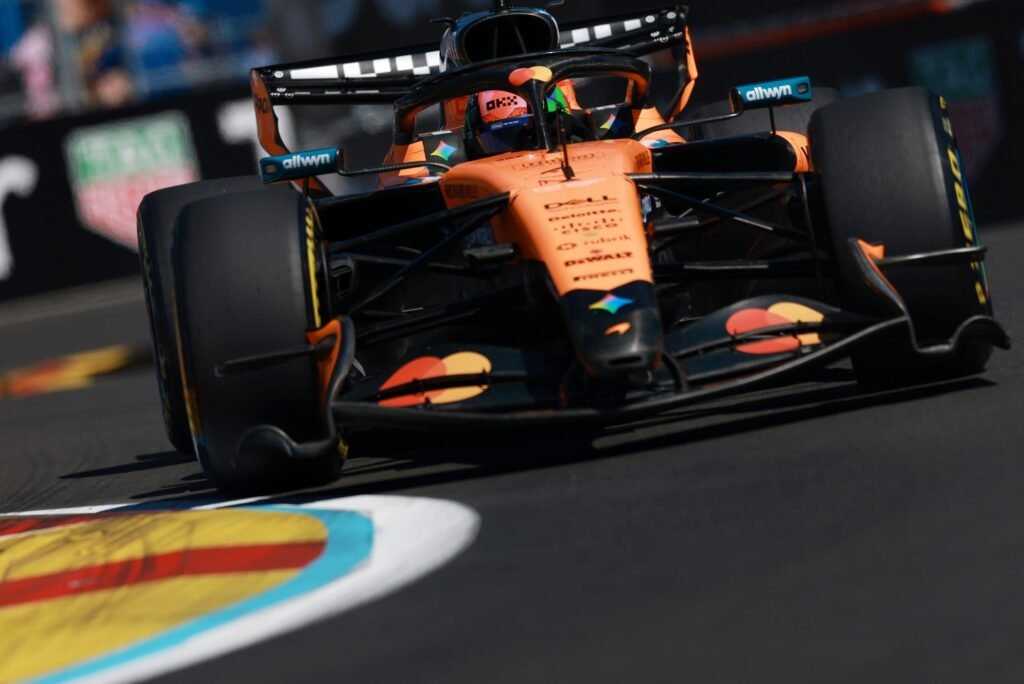 Norris critica falta de ultrapassagens no Madring após cair da pole para o terceiro lugar