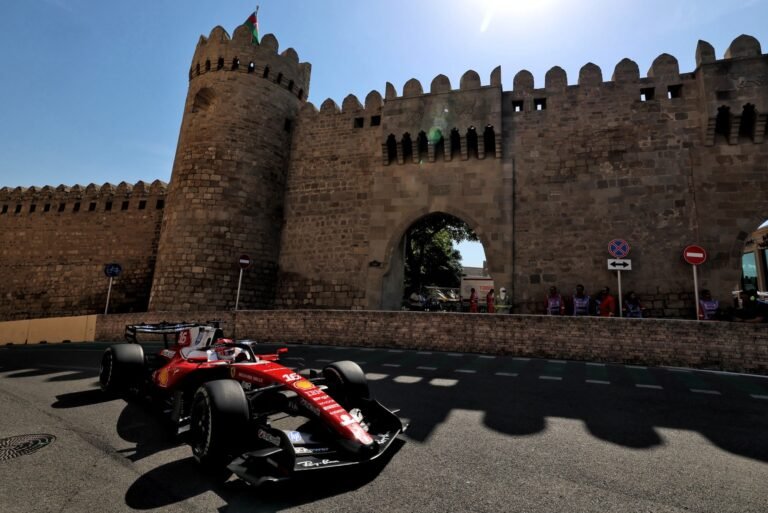 Leclerc confirma atualização mantida em sigilo pela Ferrari no GP do Azerbaijão