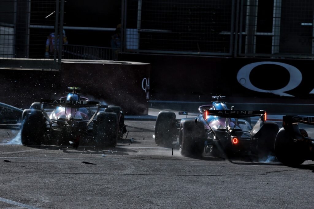 Alpine condena ataques nas redes após acidente de Colapinto no GP do Azerbaijão