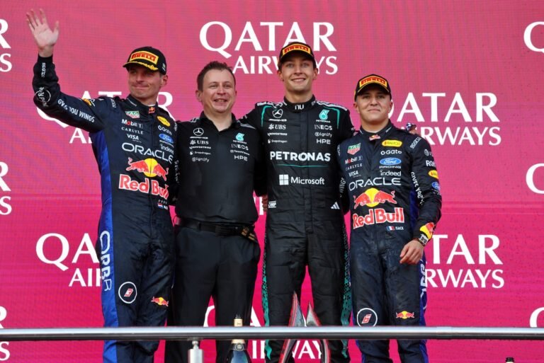 Hadjar volta à F1 com pódio no Azerbaijão e mantém terceiro lugar após advertência