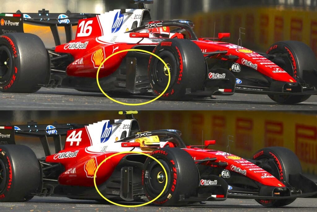 Ferrari divide acertos entre Leclerc e Hamilton no GP do Azerbaijão e vê Leclerc mais rápido em Baku