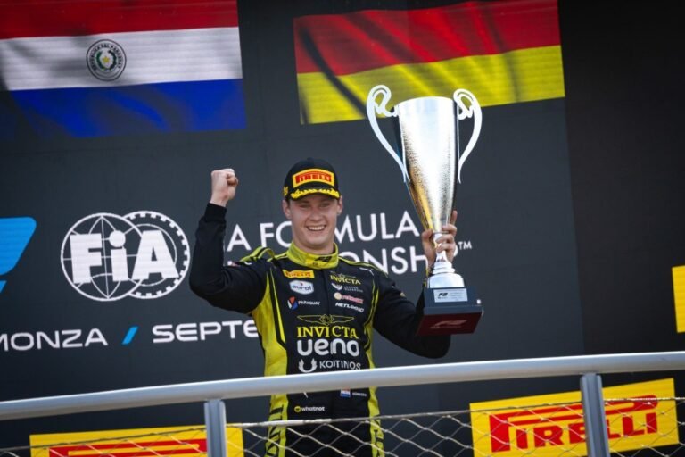 Dürksen vence sprint da Fórmula 2 em Monza e chega ao sétimo triunfo na categoria