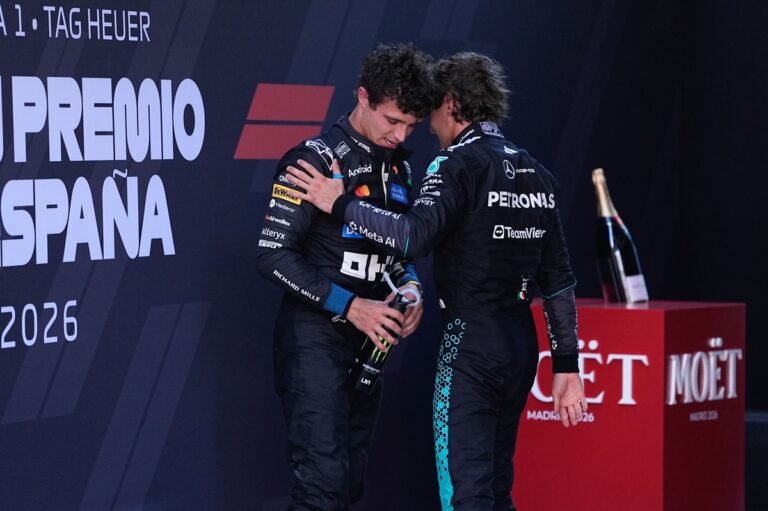 Safety car virtual derruba Norris, e McLaren vê vitória escapar no GP da Espanha