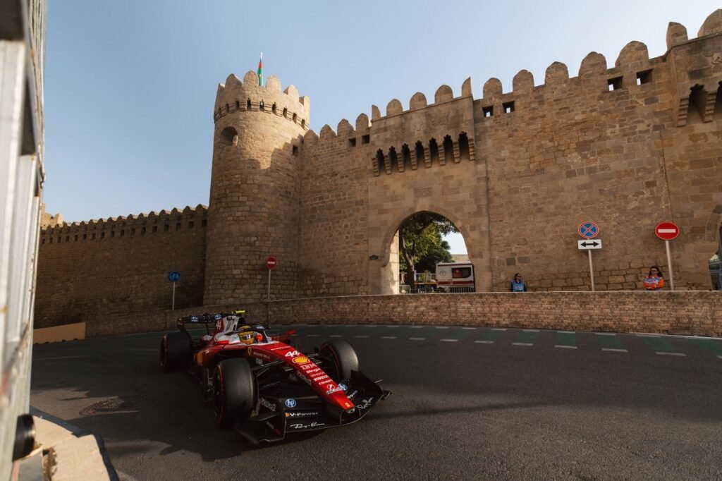 Treino Livre 3 do GP do Azerbaijão tem vento mais forte em Baku antes da definição do grid