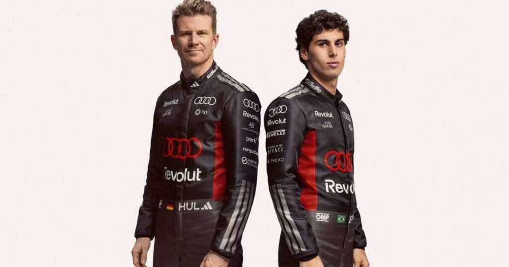 Audi confirma Gabriel Bortoleto e Nico Hülkenberg como dupla para 2027 na Fórmula 1