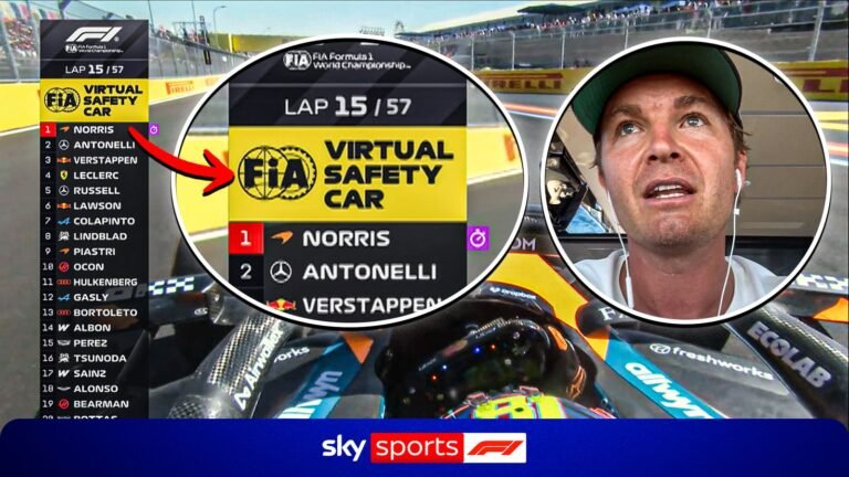 Rosberg propõe mudança nas regras do VSC após erro de Norris