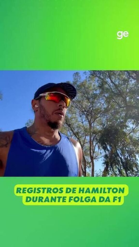Hamilton aproveita folga com mergulho, corrida e surfe antes de sequência na Fórmula 1