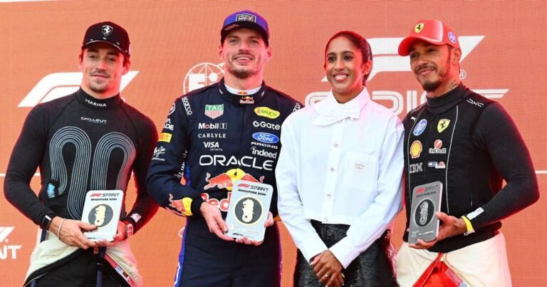 Hamilton exalta largada na chuva; Leclerc admite início fraco e prevê ajustes na Ferrari