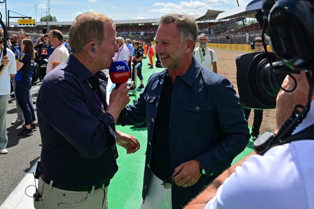 Horner diz a Brundle que comentário sobre a Ferrari foi apenas cortesia