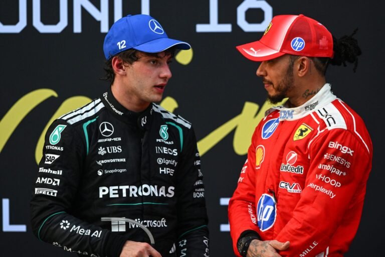 Antonelli elogia reação de Hamilton após falha de software e pódio histórico