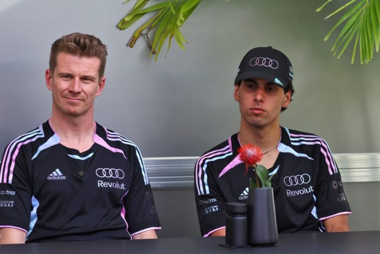 Hülkenberg leva vantagem sobre Bortoleto no recorte mais recente da Audi na F1