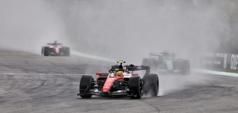 Verstappen relata surpresa com aposta da Ferrari em slicks na largada
