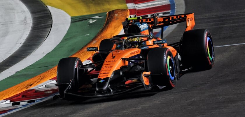 Norris admite erro após perder pódio no GP de Singapura