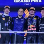 Sky Sports pede desculpas após palavrões de Verstappen na sala pré-pódio em Singapura