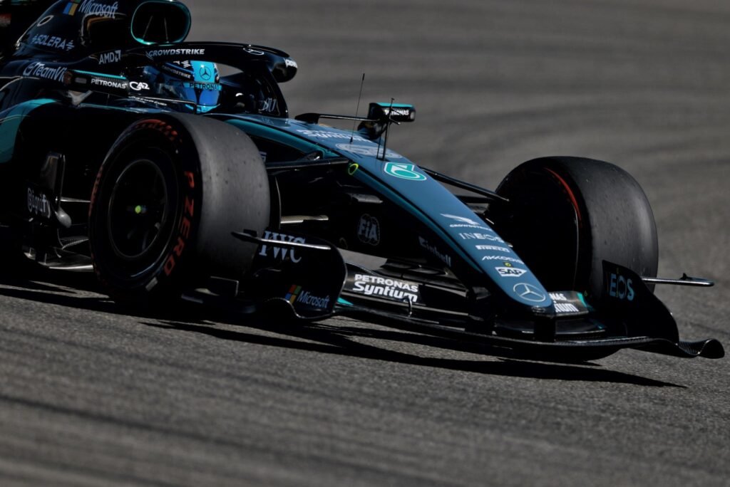 Mercedes confirma nova asa dianteira para Russell e Antonelli no GP dos Estados Unidos