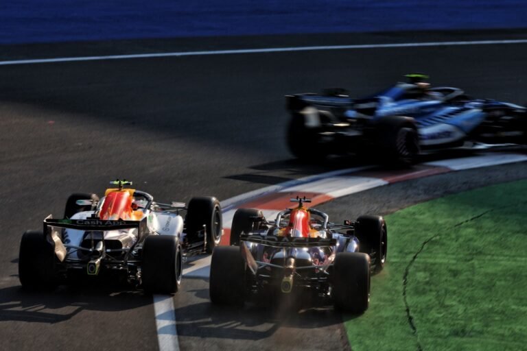 Verstappen e Lawson perdem uma posição no grid do GP do México após colisão no TL2