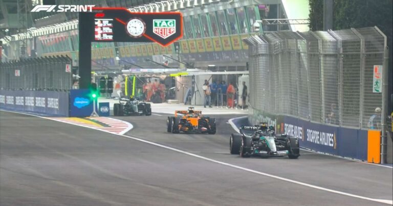 FIA confirma erro humano no modo de ultrapassagem na classificação Sprint em Singapura