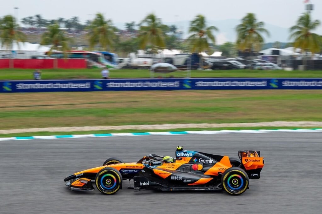 Norris reclama de falta de potência após ficar em quinto no grid