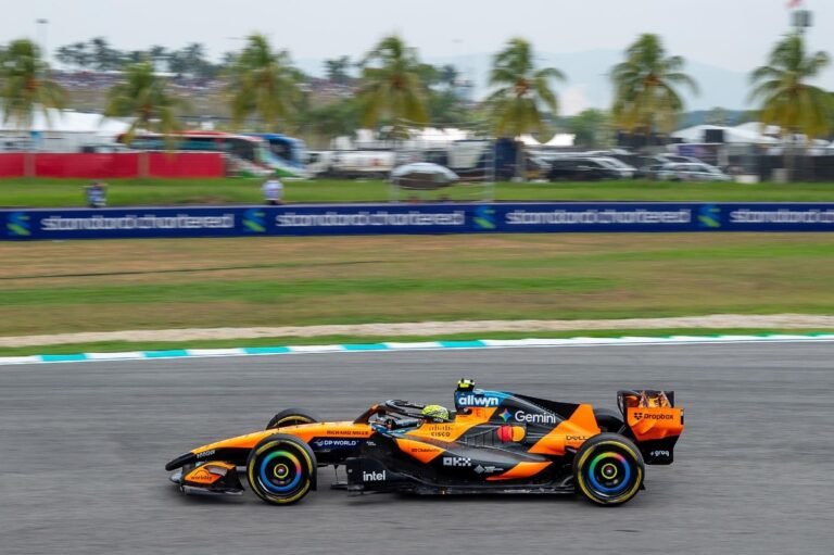 Norris reclama de falta de potência após ficar em quinto no grid