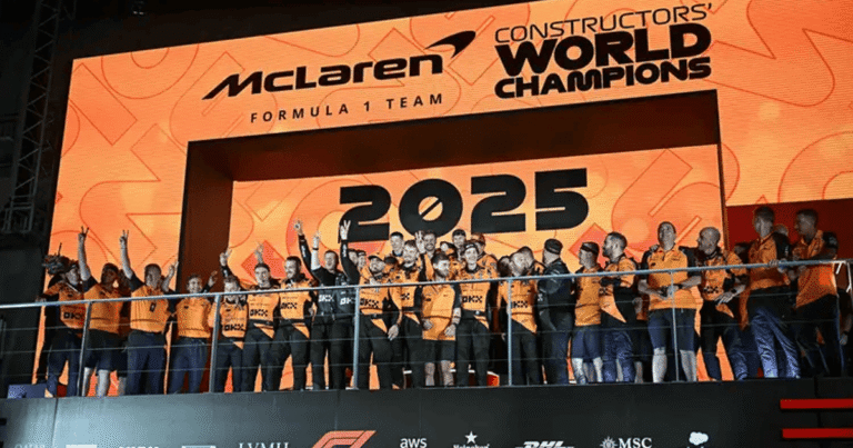 McLaren volta a Singapura com lembrança do título de construtores de 2025