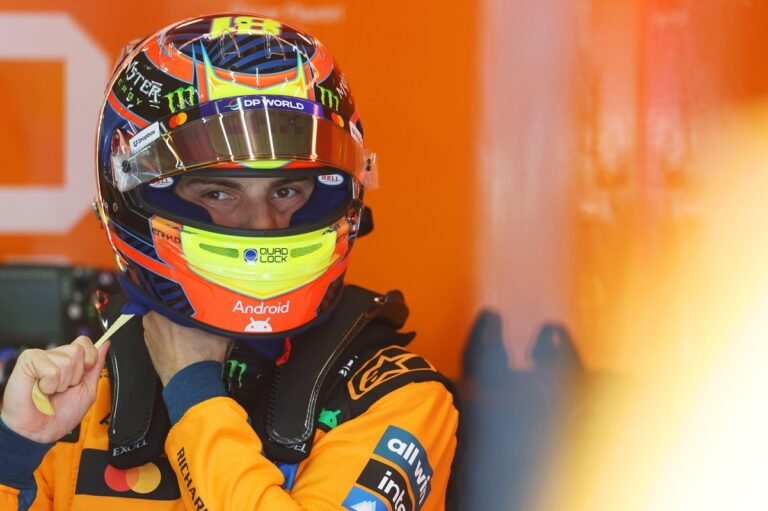 Piastri perde terreno na McLaren após sprint com danos e quinto lugar nos EUA