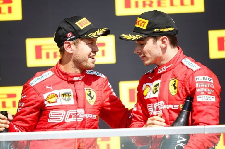 Leclerc chega a 56 pódios e vira o segundo piloto com mais top 3 pela Ferrari