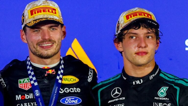 Antonelli admite alívio por Verstappen estar fora da briga pelo título em 2026